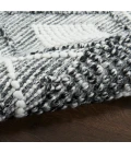 Nicole Curtis Machine Washable Series 3 Area Rug SR301 Black 4' x 6'