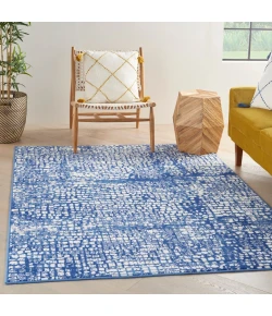 Nourison Home Whimsicle WHS07 Ivory Navy 6 ft. X 9 ft. Area Rug