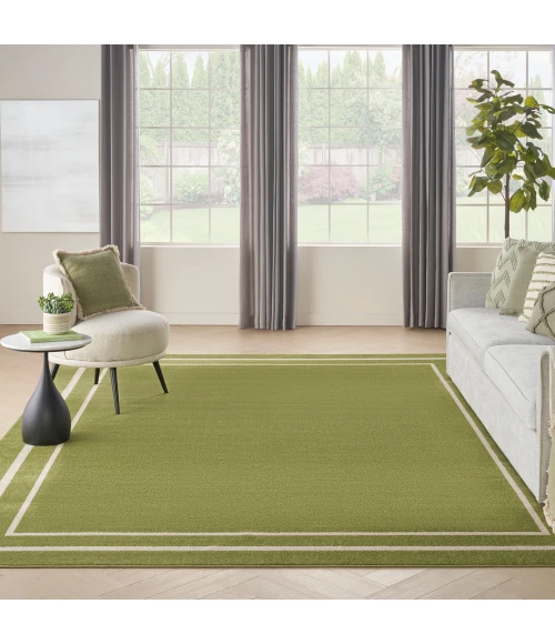 Nourison Nourison Essentials Area Rug NRE02 Green Ivory