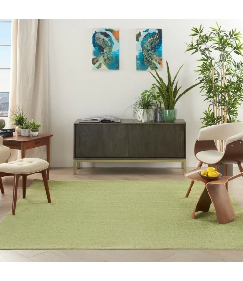 Nourison Essentials Green Area Rug NRE01-Green