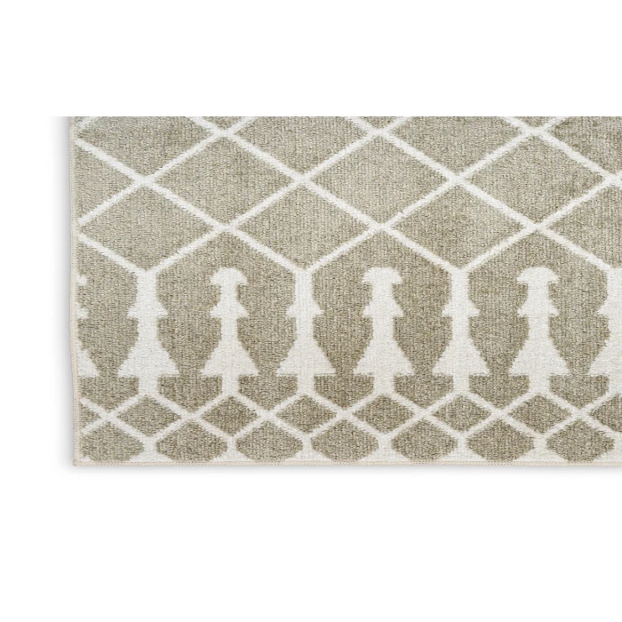 Nourison Astra Machine Washable Sage ASW10 6 ft. 7 in. X 9 ft. Rectangle Rug