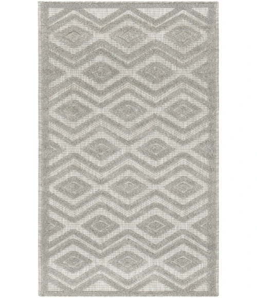 Nourison Versatile Silver Grey NRV01 2 ft. X 6 ft. Rectangle Rug