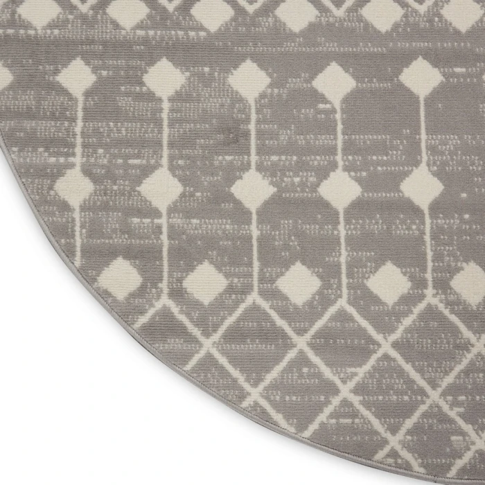 Nourison Grafix Round Area Rug GRF37-Grey