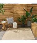 Nourison Tulum Cream TLM02 5 ft. 3 in. X 7 ft. Rect. Rug