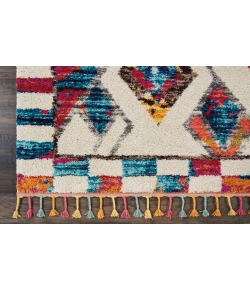 Nourison Home Nomad White NMD02 7ft.10in. x 10ft.6in. Rect. Rug