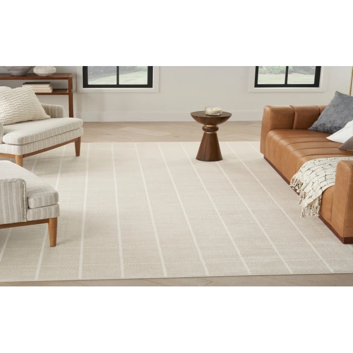 Nourison Serenity Home Ivory SRH05 9 ft. X 12 ft. Rectangle Rug