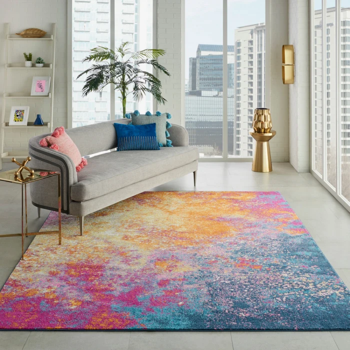 Nourison Passion Area Rug PSN10 Sunburst