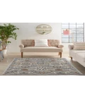 Nourison Allur Grey ALR03 4 ft. X 6 ft. Rectangle Rug