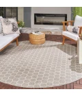 Nourison Twist Reversible Grey TWS01 8 ft. X Round Rug