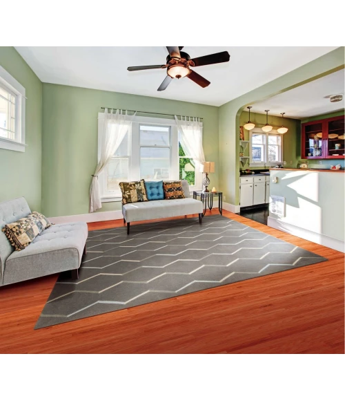 Nourison Home Contour Black CON43 8ft. x 10ft.6in. Rect. Rug