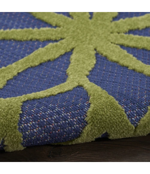 Nourison Home Aloha Blue ALH05 2ft.3in. x 10ft. Rect. Rug