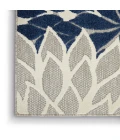 Nourison Aloha Area Rug ALH05-Ivory/Navy