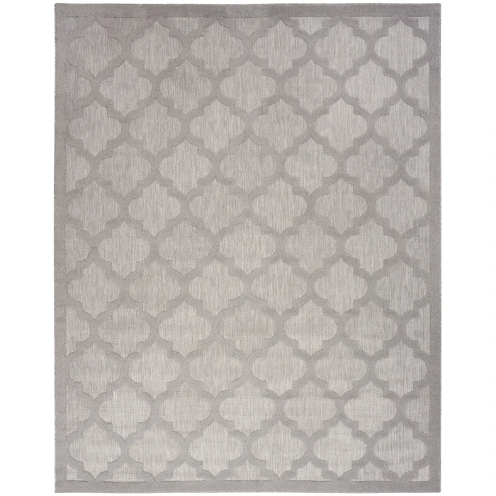 Nourison Easy Care Area Rug NES01 Silver Grey