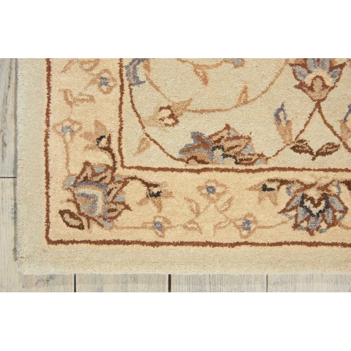 Nourison Home Heritage Hall Beige HE28 5ft.6in. x 8ft.6in. Rect. Rug