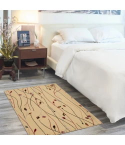 Nourison Home Grafix GRF15 Cream 3 ft. X 5 ft. Area Rug