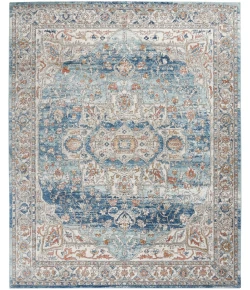 Nourison Home Quarry QUA11 Ivory Blue 7 ft. 10 in. X 9 ft. 10 in. Area Rug