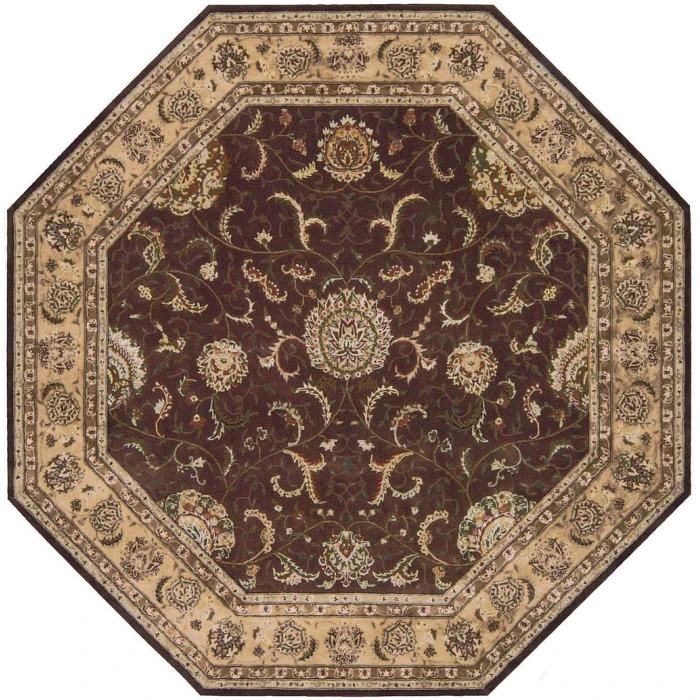 Nourison 2000 Octagon Area Rug 2206-Brown