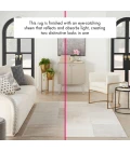 Inspire Me! Home Décor Brushstrokes Area Rug BSK04 Beige Silver