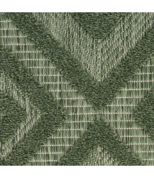 Nourison Home Versatile Green NRV01 8 ft. Round Rug