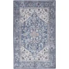 Nourison Home New Concept Washables SR104 Navy Ivory 6 ft. X 9 ft. Area Rug
