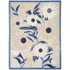 Nourison Home Aloha ALH33 Blue Grey 7 ft. X 10 ft. Area Rug