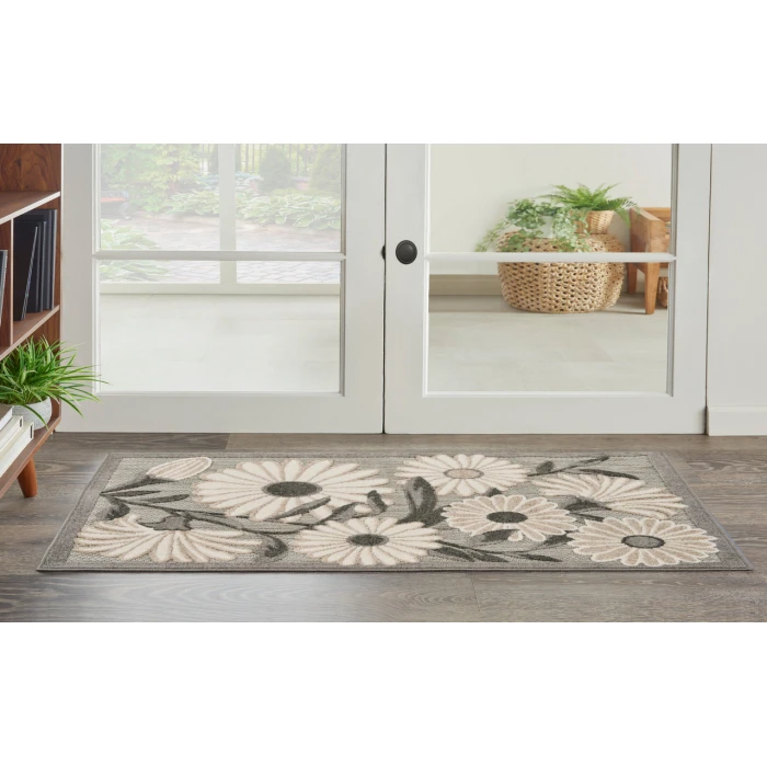 Nourison Aloha Beige ALH33 2 ft. 8 in. X 4 ft. Rectangle Rug