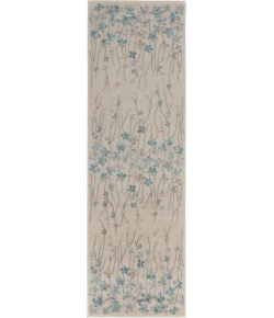 Nourison Home Tranquil TRA04 Ivory 2 ft. 3 in. X 7 ft. 3 in. Area Rug