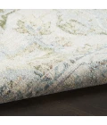 Nourison Astra Machine Washable Blue Green ASW12 10ft. x 14ft. Rect. Rug