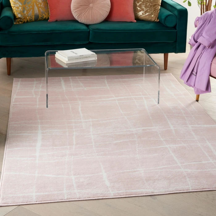 Nourison Whimsicle Area Rug WHS09-Pink Ivory