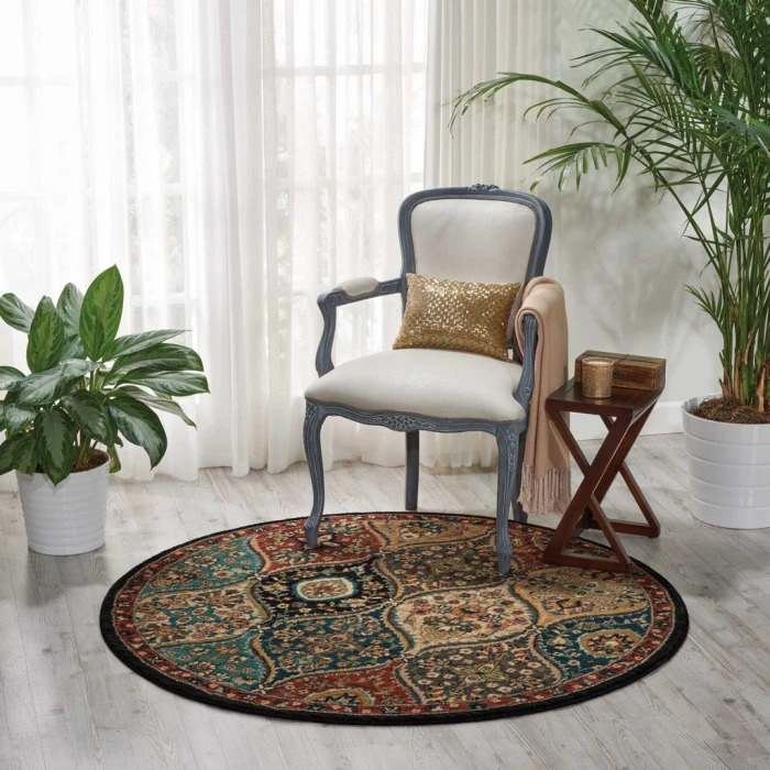 Nourison 2020 Round Area Rug NR203-Multicolor