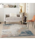 Nourison Rustic Textures Area Rug RUS13-Grey/Blue