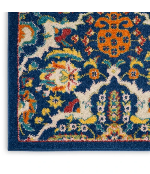 Nourison Allur Area Rug ALR03-Navy Multicolor
