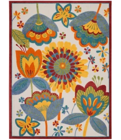 Nourison Home Aloha ALH25 Multicolor 7 ft. 10 in. X 10 ft. 6 in. Area Rug