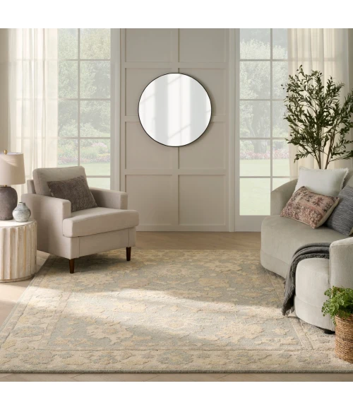 Nourison Maison Blue Ivory MSO03 6 ft. X 9 ft. Rect. Rug