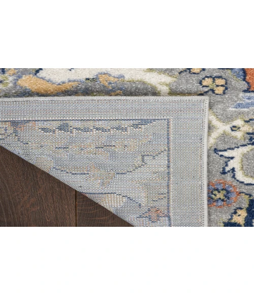 Nourison Allur Grey ALR03 5 ft. 3 in. X 7 ft. 3 in. Rectangle Rug