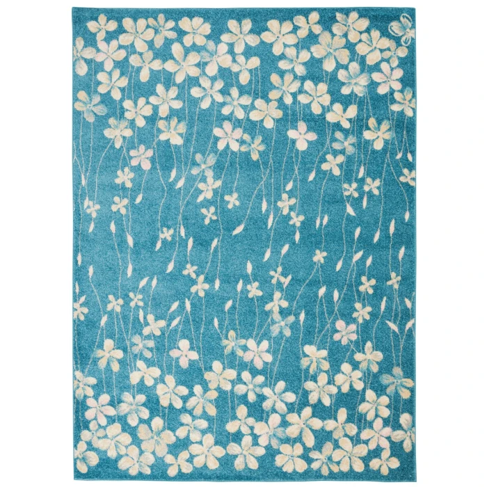 Nourison Tranquil Area Rug TRA04-Turquoise