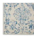Nourison Jubilant Runner Area Rug JUB09-Ivory/Blue