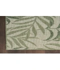 Nourison Garden Oasis Ivory Green GOA01 4 ft. X 6 ft. Rectangle Rug