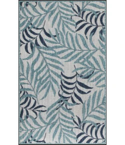 Nourison Home Garden Oasis GOA01 Blue 2 ft. X 4 ft. Area Rug