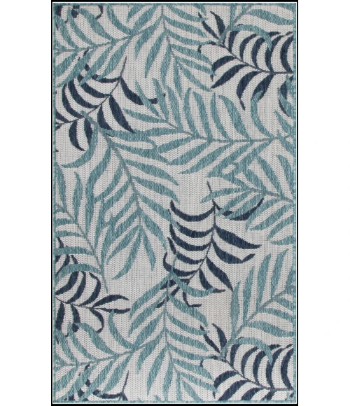 Nourison Garden Oasis Blue GOA01 2 ft. X 4 ft. Rect. Rug