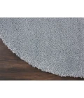 Nourison Malibu Shag Slate MSG01 4ft. x Round Rug