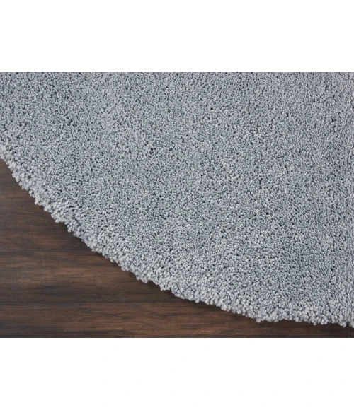 Nourison Malibu Shag Slate MSG01 4ft. x Round Rug