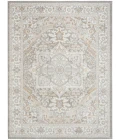 Nourison Dekor Light Grey DEK08 5 ft. 3 in. X 7 ft. Rect. Rug