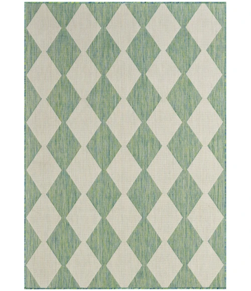 Nourison Positano Blue Green POS04 4 ft. X 6 ft. Rect. Rug