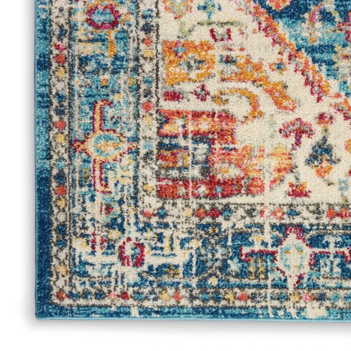 Nourison Passion Area Rug PSN23-Ivory/Light Blue