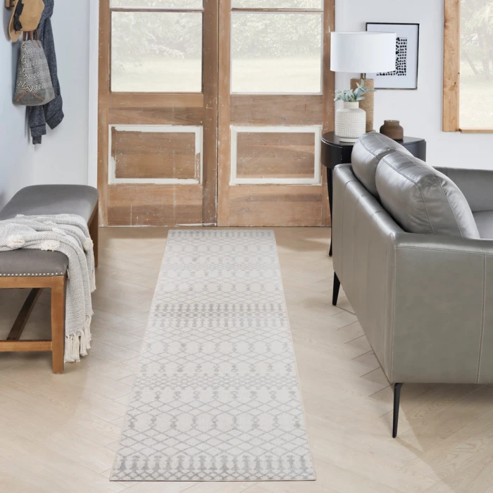 Nourison Astra Machine Washable Area Rug ASW10 Ivory