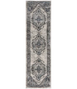 Nourison Home American Manor AMR02 Grey 2 ft. 2 in. X 7 ft. 6 in. Area Rug