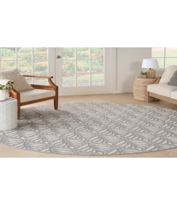 Nourison Home Aloha ALH35 Grey 7 ft. 10 in. Round Area Rug