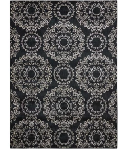 Nourison Home Tranquility Black TNQ03 7ft.9in. x 10ft.10in. Rect. Rug