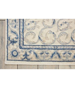 Nourison Somerset Ivory Blue ST02A 2ft. x 5ft. 9in. Rect. Rug